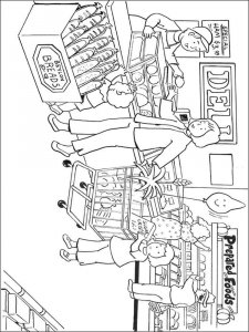 Seller coloring page 6 - Free printable