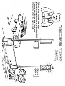 Road and Street Safety coloring page 3 - Free printable