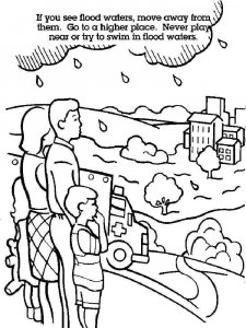 Water Safety coloring page 2 - Free printable