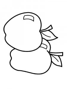 Apple coloring page 31 - Free printable