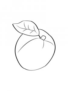 Apricot coloring page 16 - Free printable