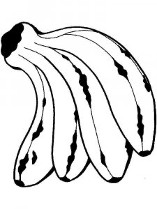 Banana coloring page 29 - Free printable