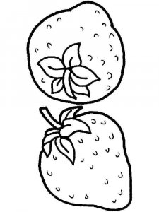 Strawberry coloring page 18 - Free printable