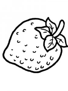 Strawberry coloring page 20 - Free printable