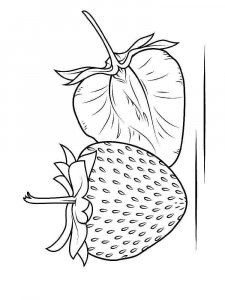 Strawberry coloring page 9 - Free printable