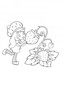Strawberry coloring page 30 - Free printable