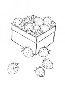 Strawberry coloring page 35 - Free printable