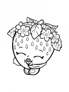 Strawberry coloring page 38 - Free printable
