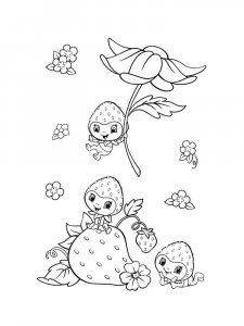 Strawberry coloring page 22 - Free printable