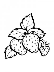 Strawberry coloring page 23 - Free printable