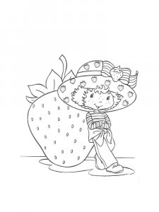 Strawberry coloring page 25 - Free printable