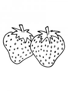 Strawberry coloring page 26 - Free printable