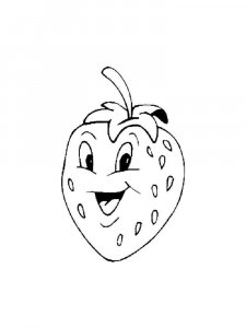 Strawberry coloring page 29 - Free printable