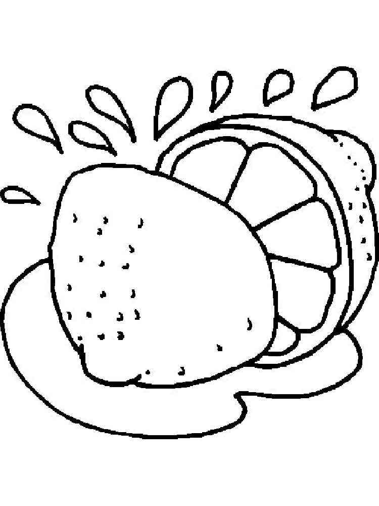 tangerine coloring pages - photo #41