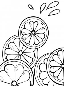 Citrus fruit coloring page 10 - Free printable