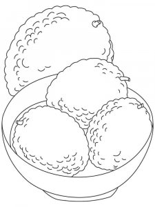 Lychee coloring page 8 - Free printable