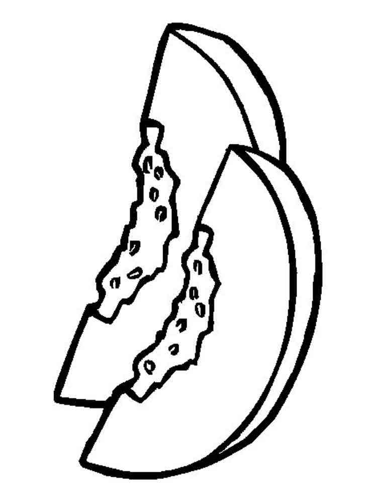 Melon coloring pages. Download and print Melon coloring pages.