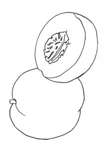 Peach coloring page 5 - Free printable
