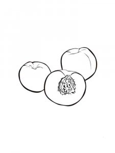 Peach coloring page 8 - Free printable