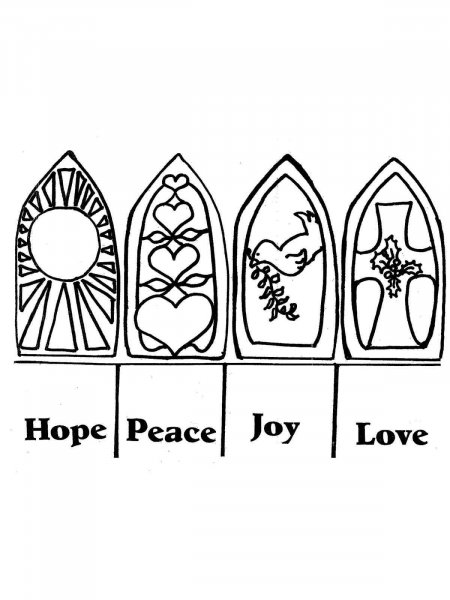 Advent Coloring Page Free Printable