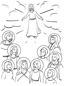 All Saints Day coloring page 12 - Free printable