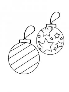 Christmas Ornament coloring page 14 - Free printable