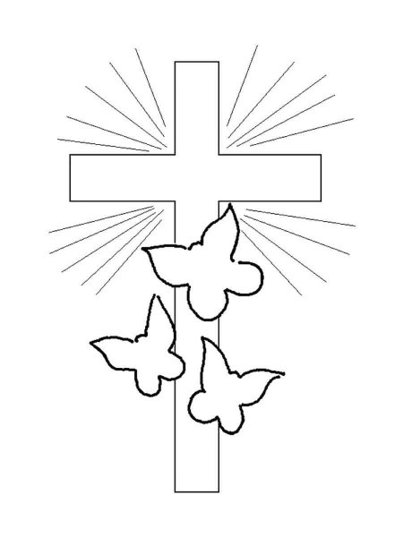 Good Friday Coloring Page Free Printable