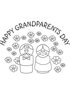 Grandparents Day coloring page 12 - Free printable
