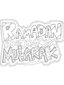 Ramadan coloring page 16 - Free printable