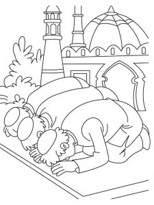 Ramadan coloring page 17 - Free printable
