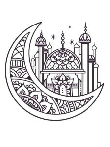 Ramadan coloring page 2 - Free printable