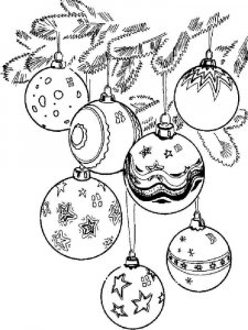 Christmas Decoration coloring page 14 - Free printable