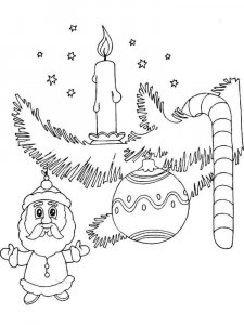 Christmas Decoration coloring page 15 - Free printable