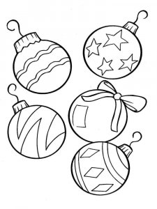 Christmas Decoration coloring page 16 - Free printable