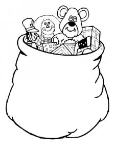 Christmas toy coloring page 10 - Free printable