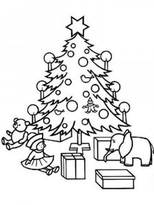 Christmas toy coloring page 11 - Free printable