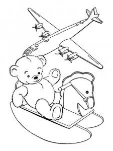 Christmas toy coloring page 14 - Free printable