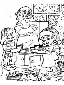 Christmas toy coloring page 17 - Free printable