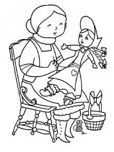 Christmas toy coloring page 8 - Free printable