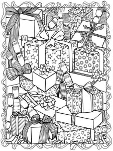Christmas coloring page 11 - Free printable