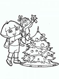 Christmas coloring page 13 - Free printable