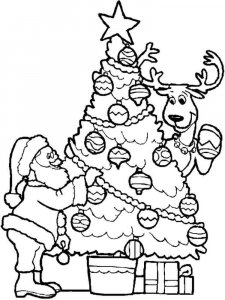 Christmas coloring page 15 - Free printable