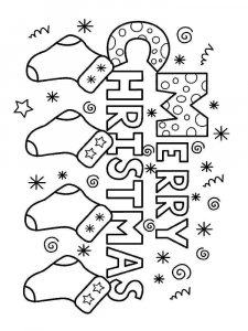 Christmas coloring page 19 - Free printable