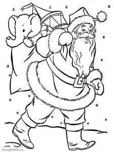 Christmas coloring page 20 - Free printable
