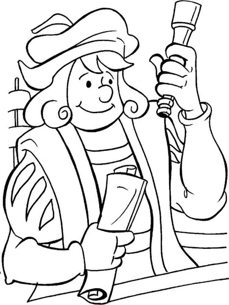 Columbus Day coloring pages. Free Printable Columbus Day coloring pages.