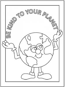 Earth Day coloring page 12 - Free printable