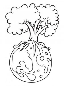 Earth Day coloring page 2 - Free printable