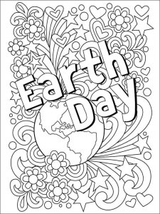 Earth Day coloring page 7 - Free printable