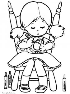 Easter coloring page 3 - Free printable