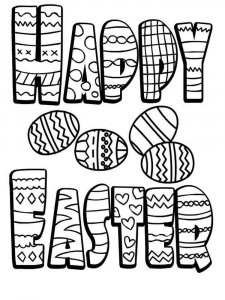 Easter coloring page 4 - Free printable